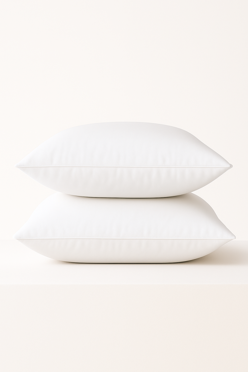 50% cotton percale pillowcase white