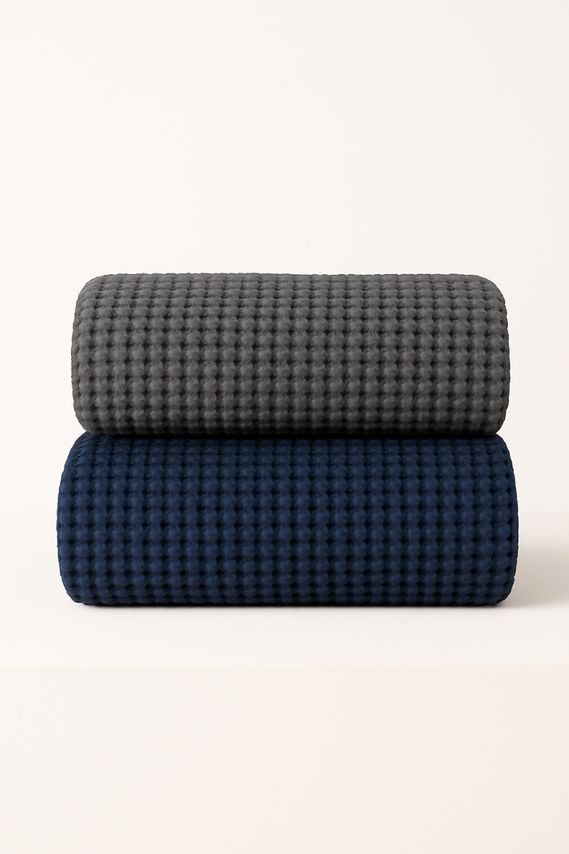 waffle throw blanket